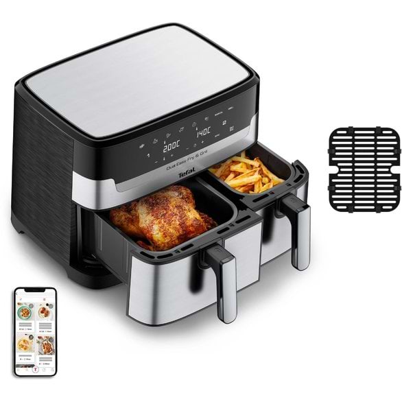 Фото - Мультипечь Tefal Dual Easy Fry EY905D10