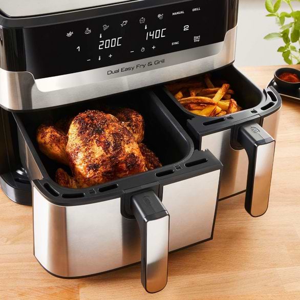 Фото - Мультипечь Tefal Dual Easy Fry EY905D10