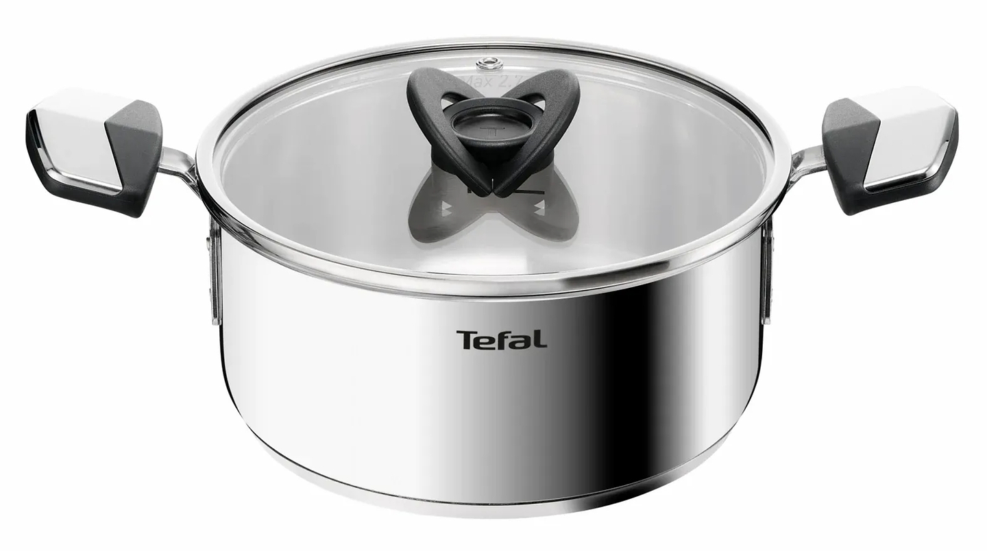 Кастрюля Tefal E3284444 Space+ Emotion+ 20 см (2,7 л) с кр.