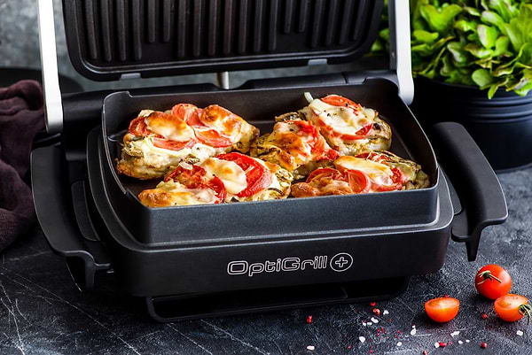 Фото - Гриль-барбекю электрический Tefal GC724D12 Optigrill+ XL
