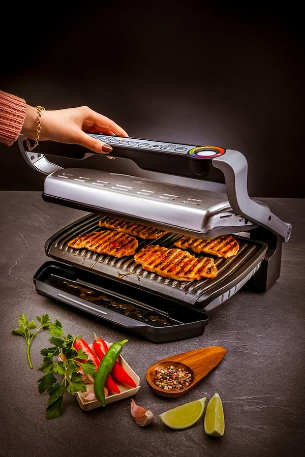 Фото - Гриль-барбекю электрический Tefal GC724D12 Optigrill+ XL
