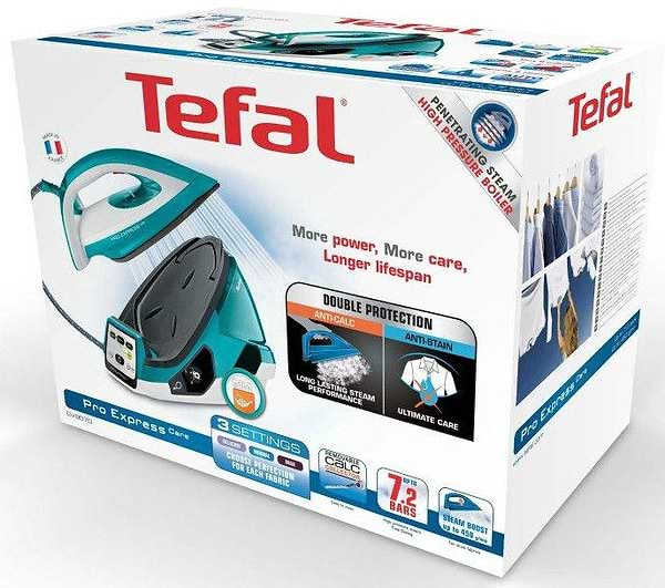 Фото - Утюг с парогенератором Tefal GV9070E0+Gift (гл.доска)