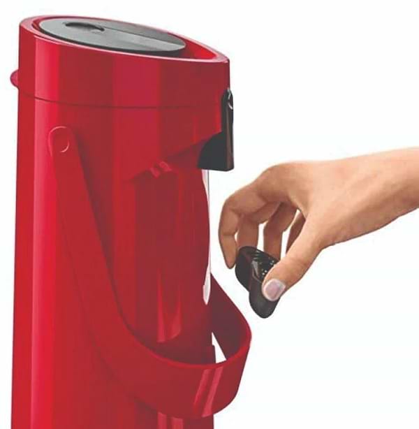 Фото - Уценка - Термос Tefal K3140314 PONZA PUMP 1.9 л красный