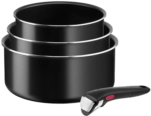 Фото - Набір посуду зі знімною ручкою Tefal L1539443 Ingenio Easy Cook&Clean 4 пр