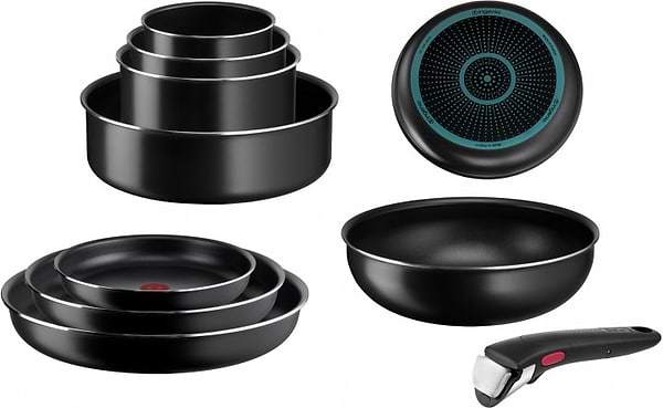 Фото - Набор посуды со съемной ручкой Tefal L1539843 Ingenio Easy Cook & Clean 13 пр.
