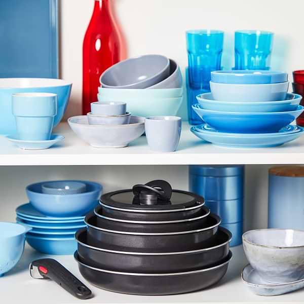 Фото - Набор посуды со съемной ручкой Tefal L1539843 Ingenio Easy Cook & Clean 13 пр.