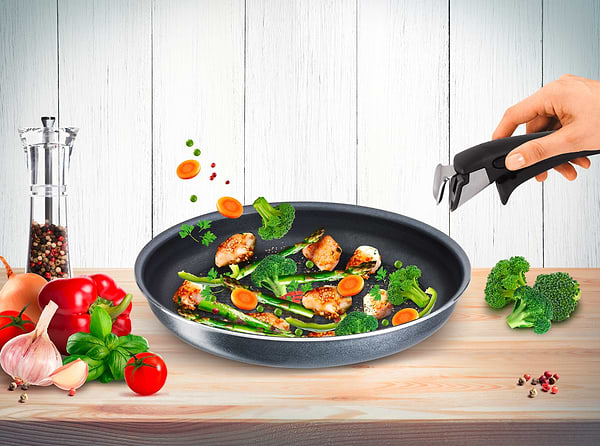 Фото - Набор посуды со съемной ручкой Tefal L2319552 Ingenio Elegance 6 пр.