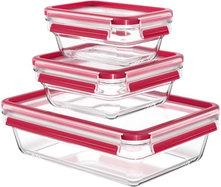 Набір ємностей для зберігання Tefal N1050910 Master Seal 3 шт (0,45 л/ 0,8 л/ 2,0 л) - Фото 1