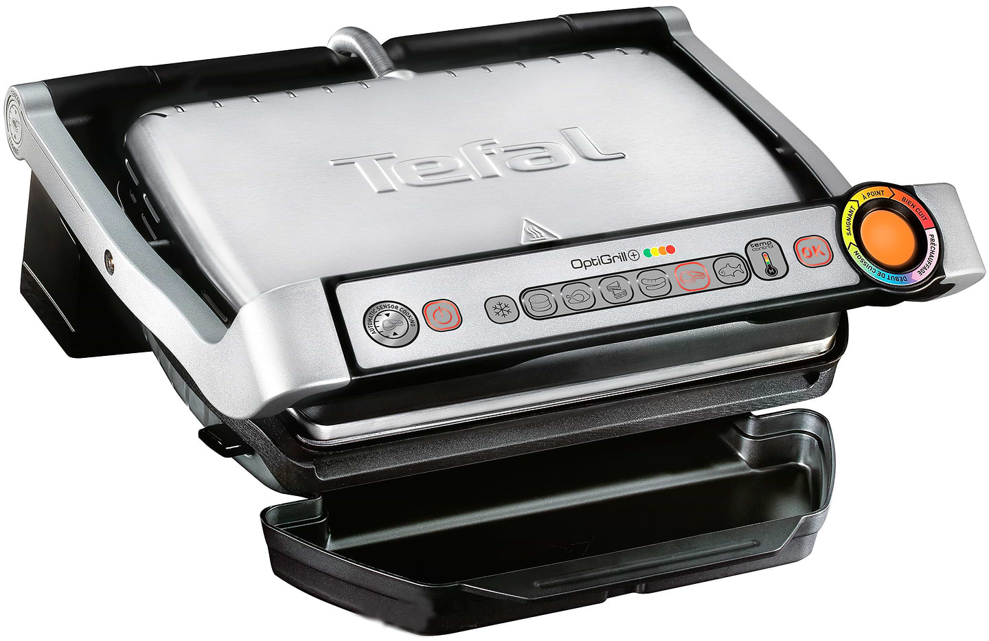 Гриль-барбекю електричний Tefal OptiGrill+ GC 712D34