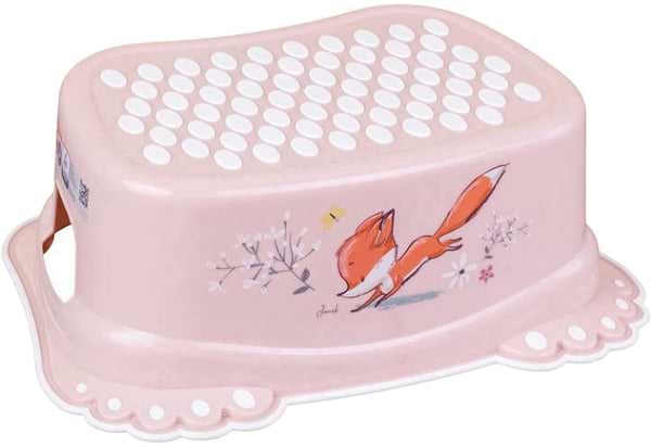 Фото - Підставка дитяча під умивальник Tega Baby Лісова казка з антиковзаючою гумою Світло-рожевий (FF-006-107)