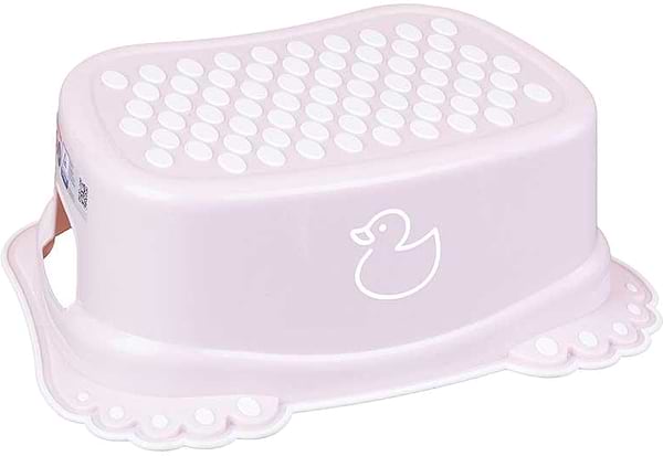 Фото - Підставка дитяча під умивальник Tega Baby Каченя з антиковзаючою гумою Світло-рожевий (DK-006-130)