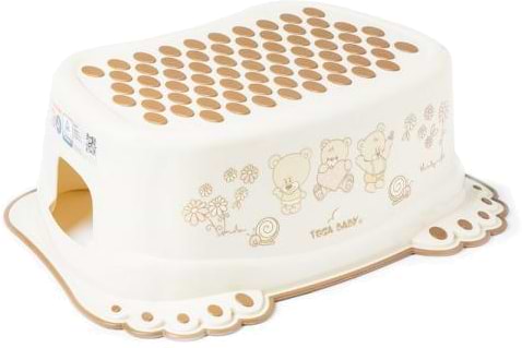 Подставка детская под умывальник Tega Baby Мишки с антискользящей резиной Бежевый (MS-017-119) - Фото 1