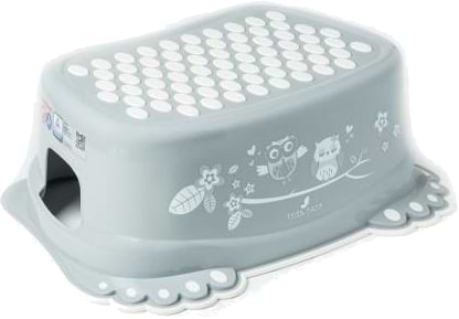 Підставка дитяча під умивальник Tega Baby Сова з антиковзаючою гумою Сірий (SO-006-106) - Фото 1