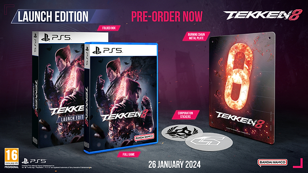 Фото - Игровой диск PS5 Tekken 8 Launch Edition
