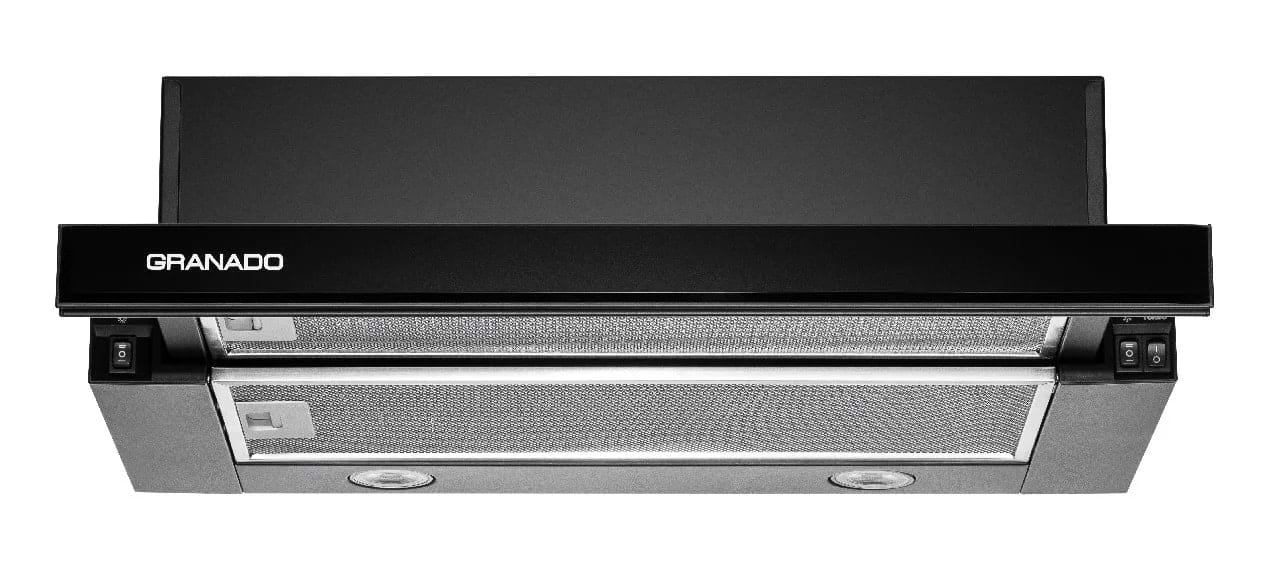 Витяжка вбудована GRANADO Telde 603-700 Black Glass - Фото 1