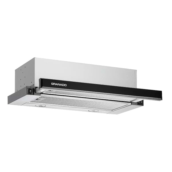 Фото - Вытяжка встраиваемая GRANADO Telde 603-700 Inox Black Glass
