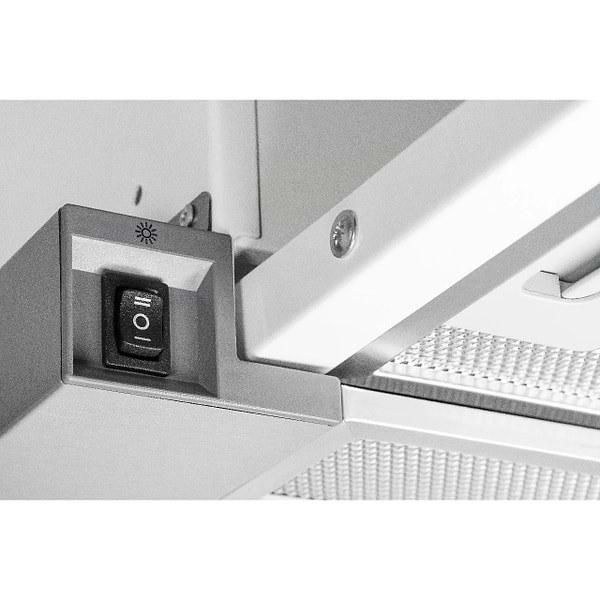 Фото - Вытяжка встраиваемая GRANADO Telde 603-700 Inox Black Glass