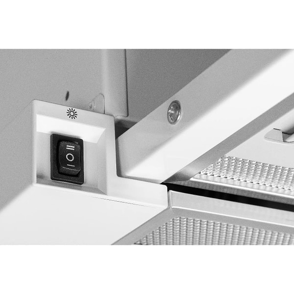 Фото - Вытяжка встраиваемая GRANADO Telde 603-700 White Glass
