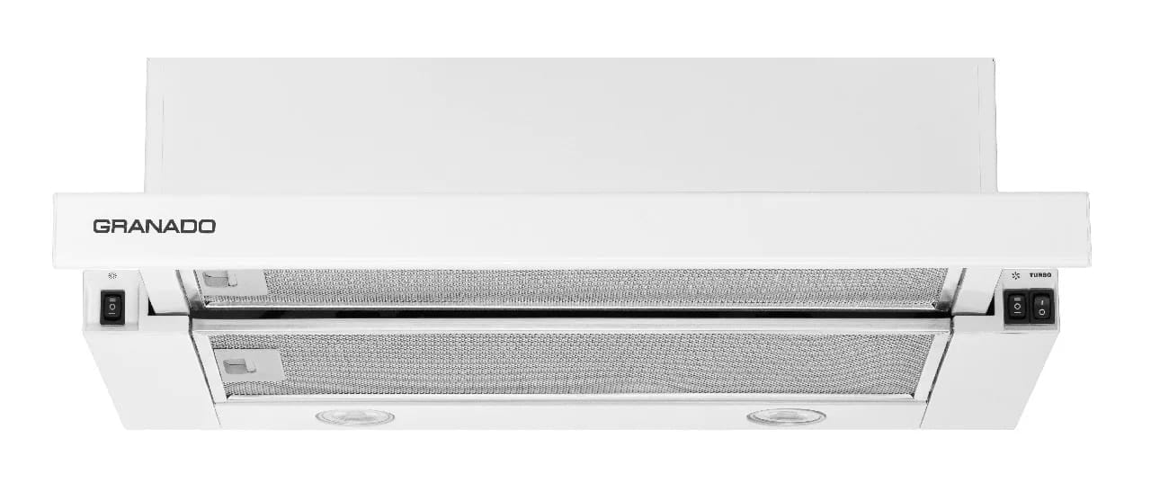 Вытяжка встраиваемая GRANADO Telde 603-700 White - Фото 1