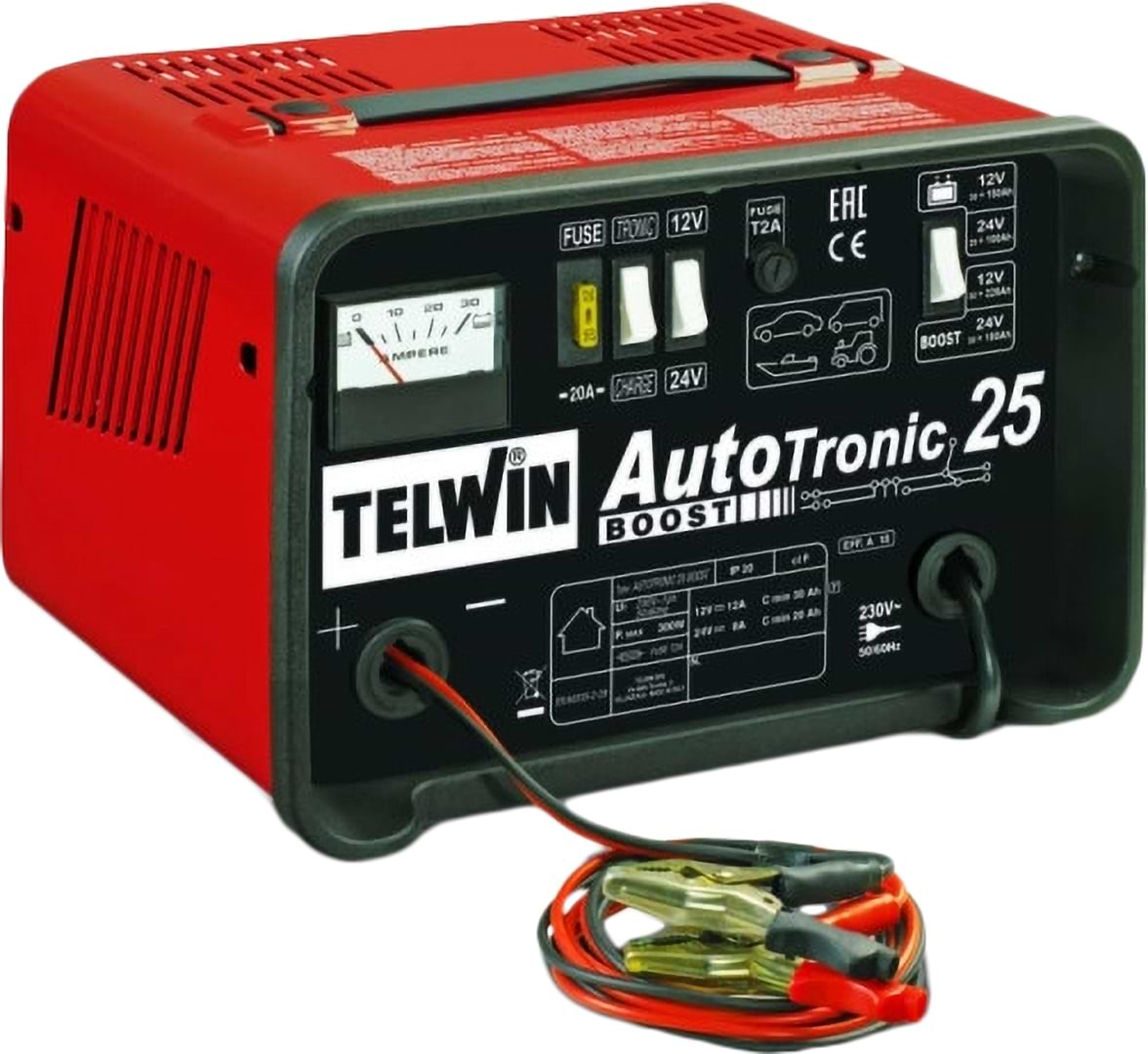 З/П до акумуляторної батареї для електроінструментів Telwin AUTOTRONIC 25 BOOST 230V 12V/24V (807540)