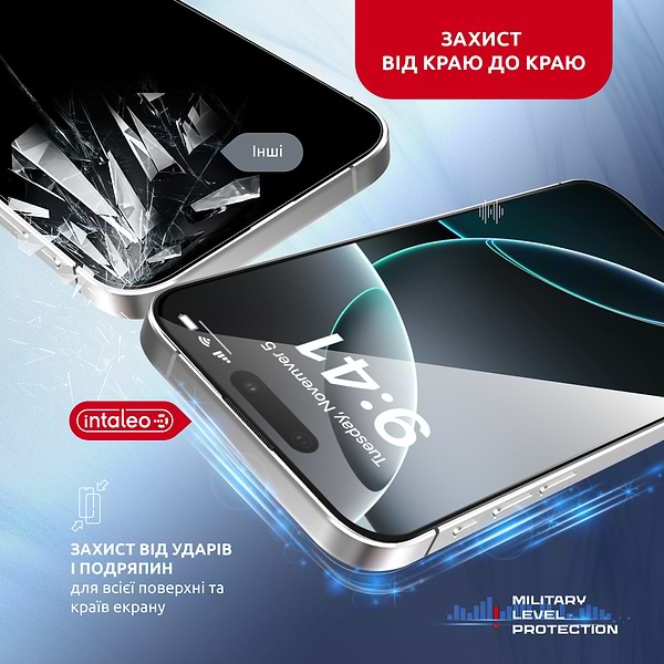 Фото - Захисне скло для смартфону Intaleo з аплікатором MagicBox for  Apple iPhone 16 PRO MAX (4820266742904)