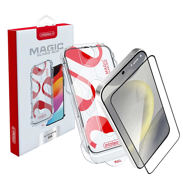Фото - Захисне скло для смартфону Intaleo з аплікатором MagicBox for Samsung S24 (4820266742898)