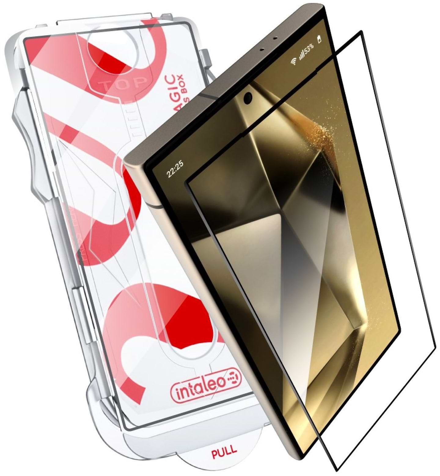 Защитное стекло для смартфона Intaleo с аппликатором MagicBox for  Samsung S24 ULTRA (4820266742874) - Фото 1