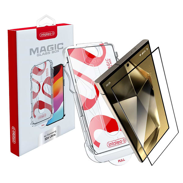 Фото - Защитное стекло для смартфона Intaleo с аппликатором MagicBox for  Samsung S24 ULTRA (4820266742874)