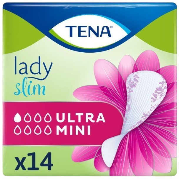 Прокладки урологические для женщин Tena Lady Slim Ultra Mini 14 (7322541115832)