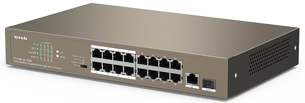 Фото - Коммутатор локальной сети (Switch) Tenda TEF1118P-16-150W