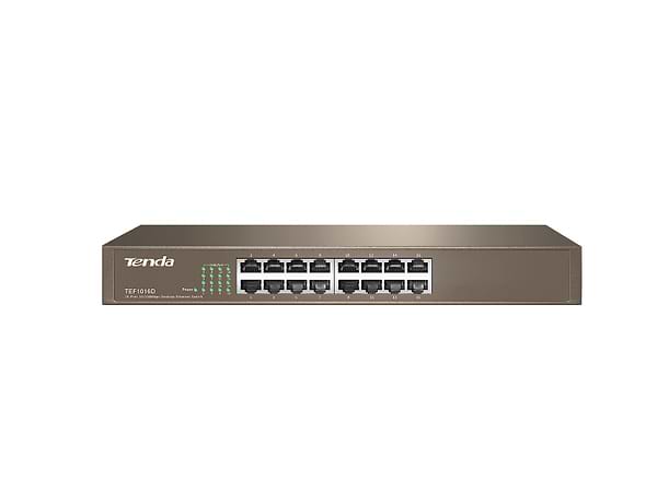 Фото - Коммутатор локальної мережі (Switch) Tenda TEF1016D