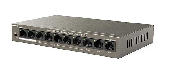Фото - Коммутатор локальной сети (Switch) Tenda TEF1110P-8-63W