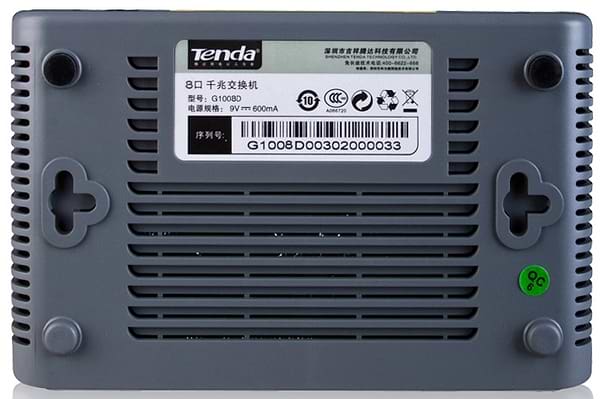 Фото - Комутатор локальної мережі (Switch) Tenda TEG1008D