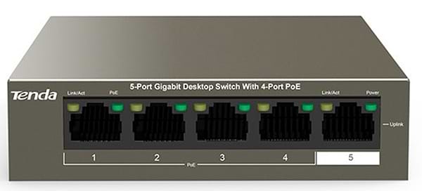 Фото - Коммутатор локальної мережі (Switch) Tenda TEG1105P-4-63W