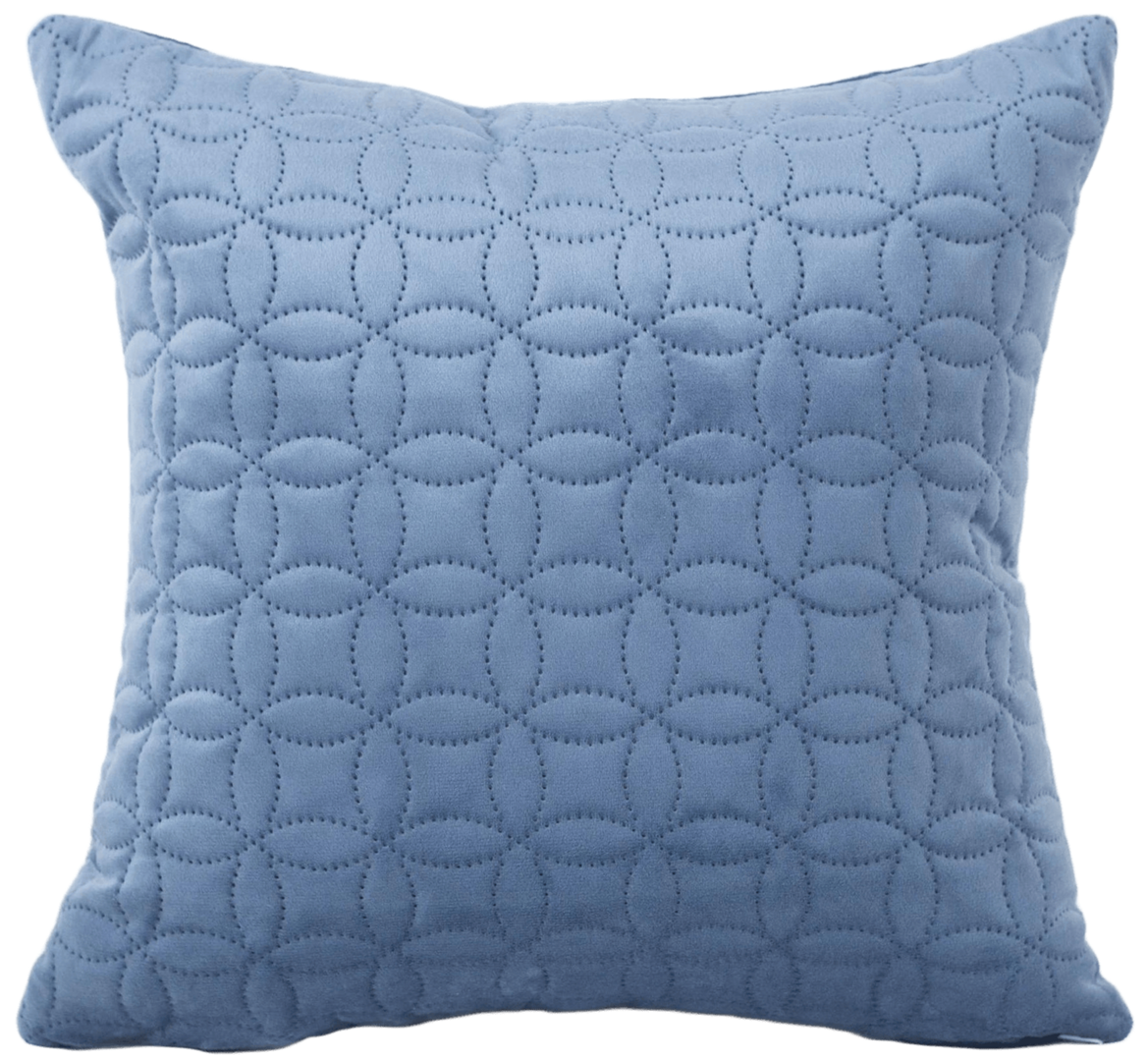 Наволочка ТЕП VELOUR 45х45 см с замком Синий/Мозаика (2-05175_36298)