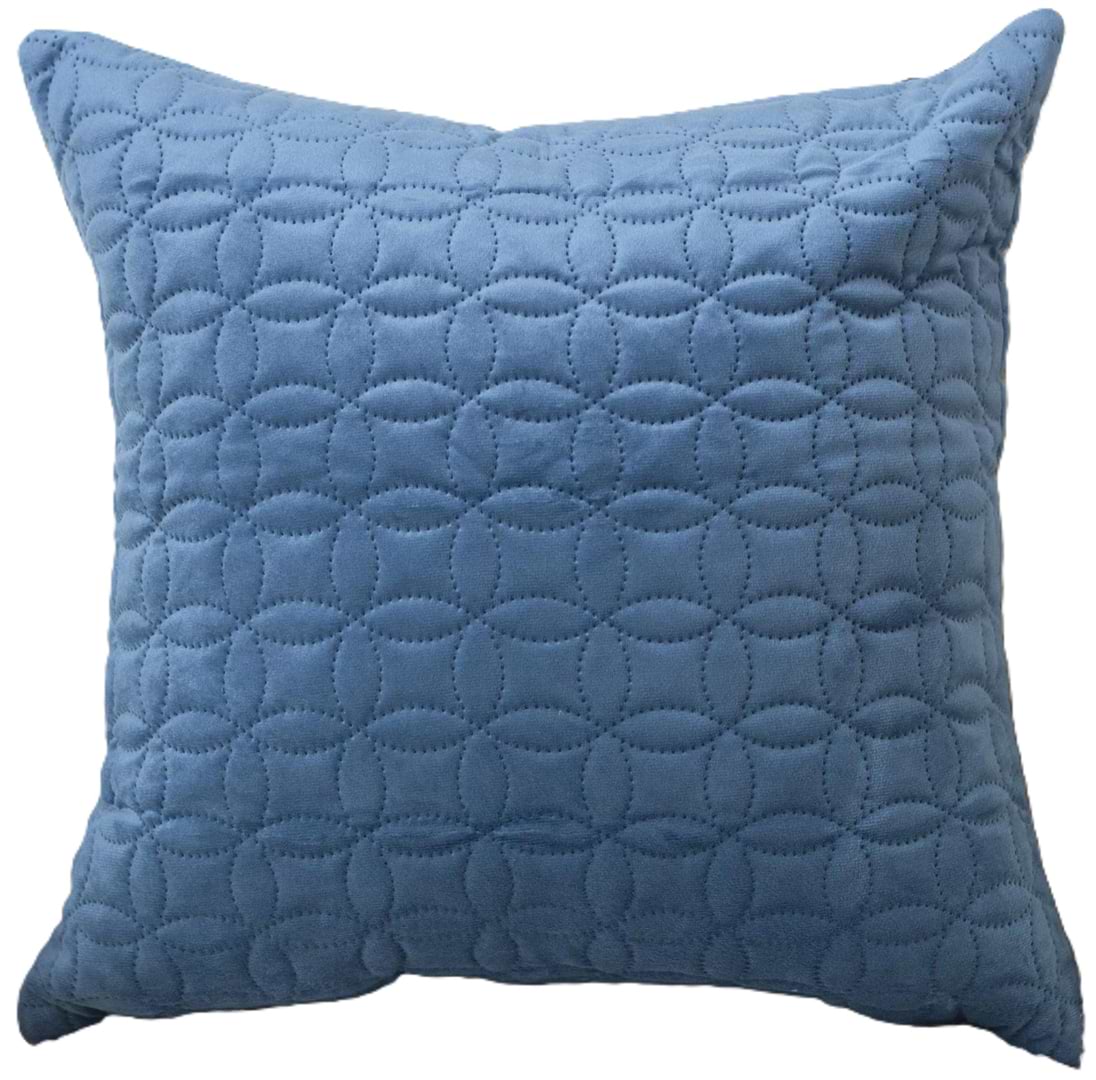 Наволочка ТЕП VELOUR 45x45 см з замком (паяні) (з вішалкою) Темно - синій/Мозаїка (2-05175_36300)