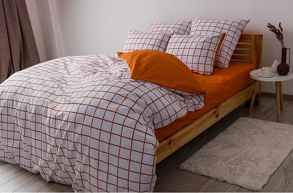 Фото - Комплект постельного белья ТЕП Terracotta Check (2-00882_25219)