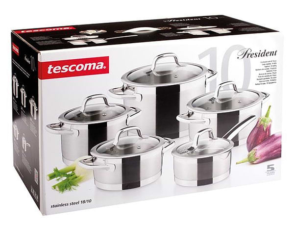 Фото - Набор посуды tescoma 780210 President 10 пр.