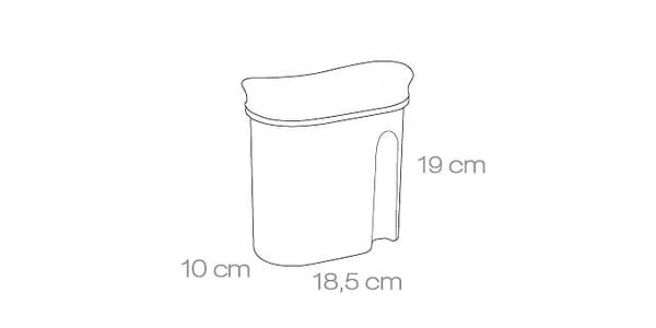 Фото - Емкость для сыпучих tescoma 896952 4Food 1.5 л