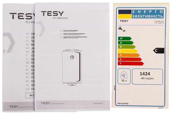 Фото - Водонагреватель Tesy SimpatEco 80 MT