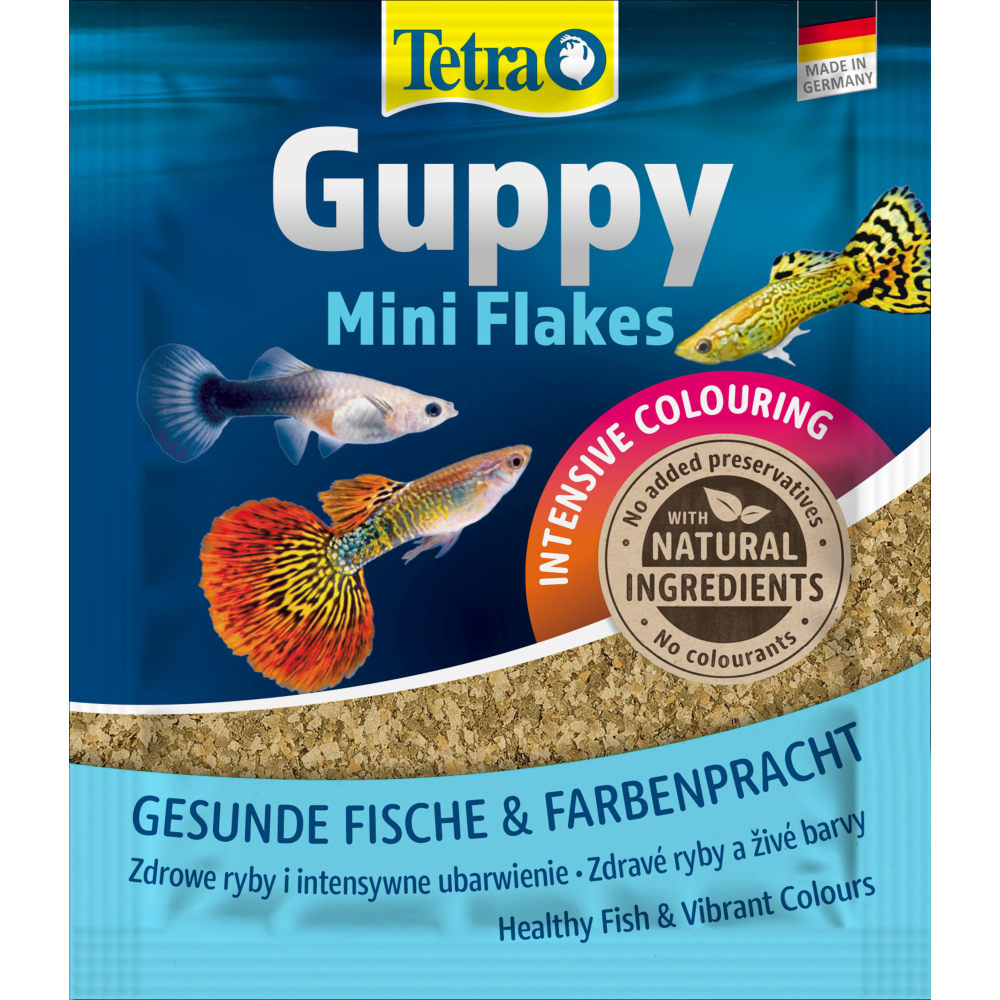 Корм для риб Tetra Guppy для гупі в пластівцях 12 г (4004218818705)
