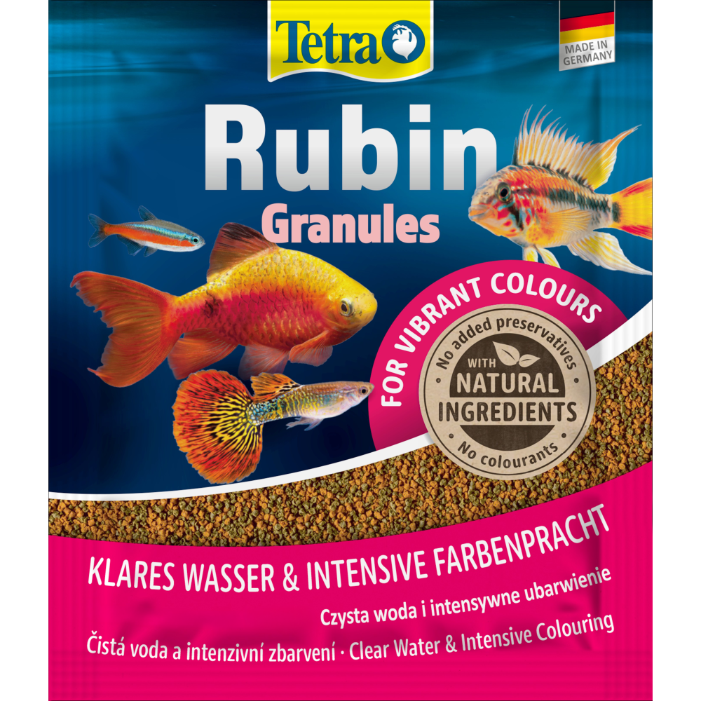Корм для риб Tetra Rubin Granules для яскравості забарвлення в гранулах 15 г (4004218818613)