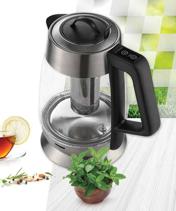 Фото - Електричний чайник Heinner HEK-TF18GX