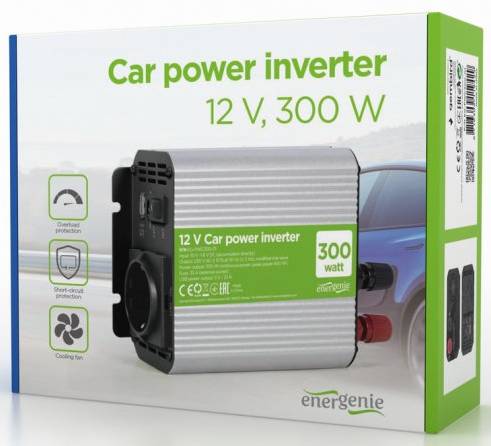 Фото - Інвертор автомобільний EnerGenie EG-PWC-300-01