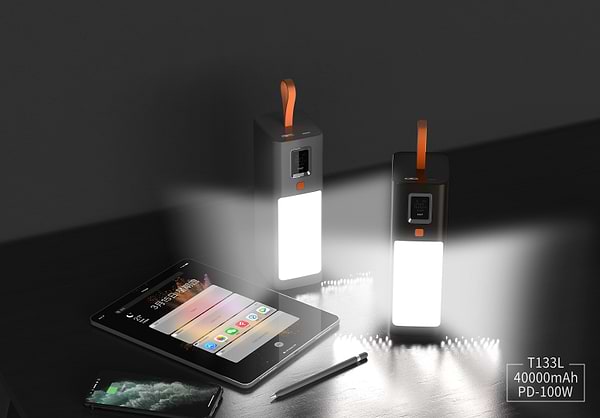 Фото - Батарея мобильная универсальная Xipin T133 PD100W 40000mAh Gray (T133LP)