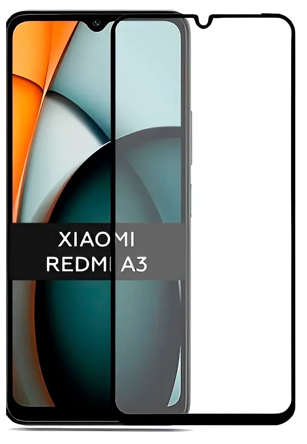 Фото - Захисне скло для смартфону BeCover Xiaomi Redmi A3 4G Black (711227)