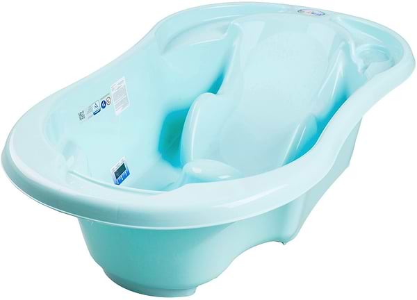 Фото - Детская ванночка Tega Baby Комфорт 2 в 1 анатомическая Голубая (TG-011-101)