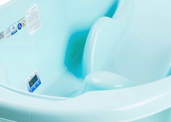 Фото - Детская ванночка Tega Baby Комфорт 2 в 1 анатомическая Голубая (TG-011-101)
