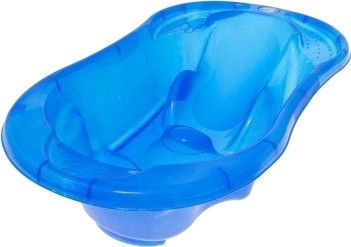 Фото - Детская ванночка Tega Baby Комфорт с термометром 2 в 1 анатомическая Прозрачно-голубая (TG-011-115)