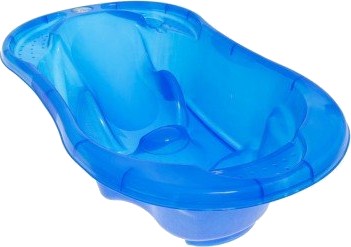 Фото - Детская ванночка Tega Baby Комфорт с термометром 2 в 1 анатомическая Прозрачно-голубая (TG-011-115)